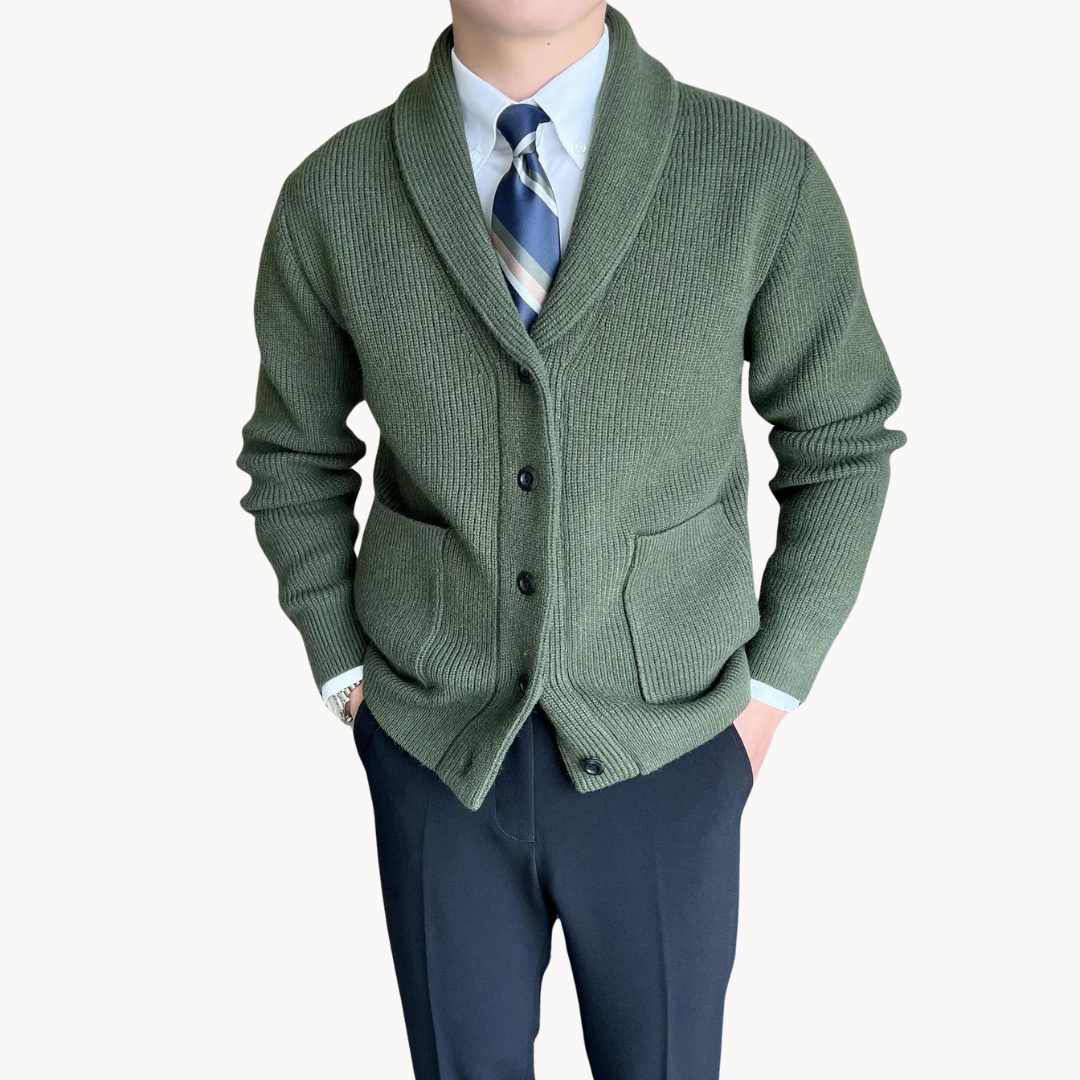 RICHARD | Glenbrook Sjal Cardigan