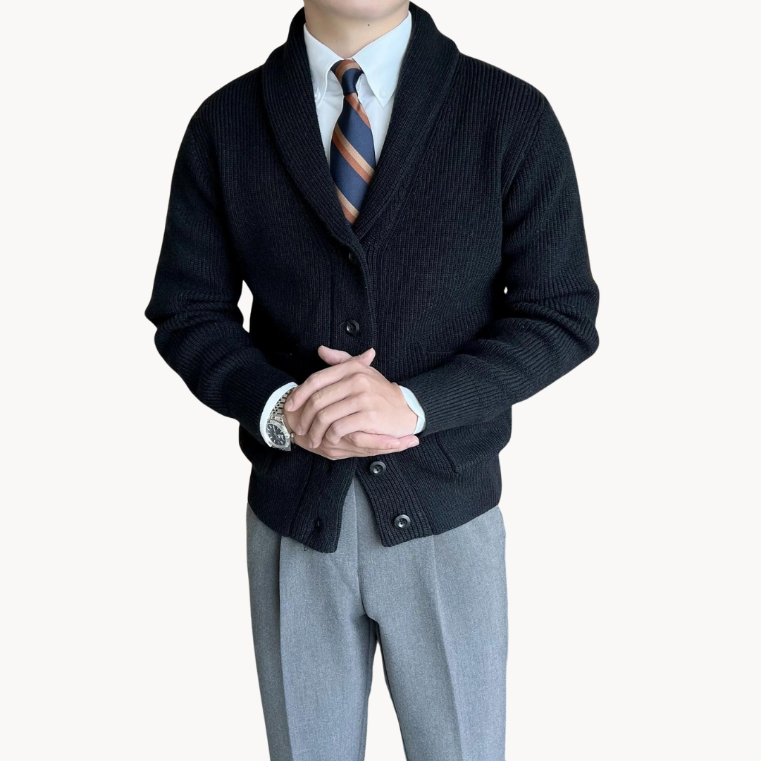 RICHARD | Glenbrook Sjal Cardigan