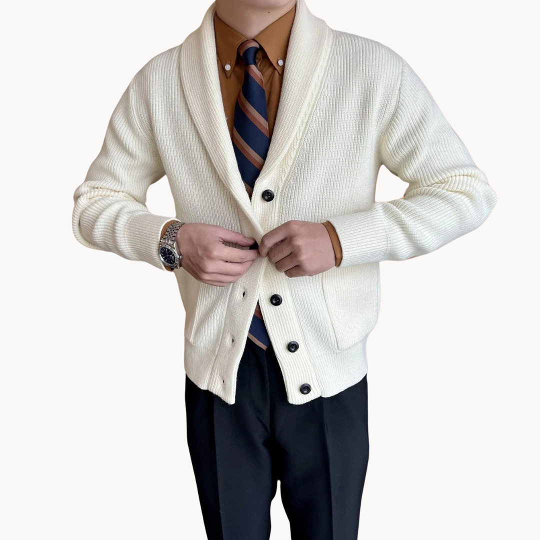 RICHARD | Glenbrook Sjal Cardigan