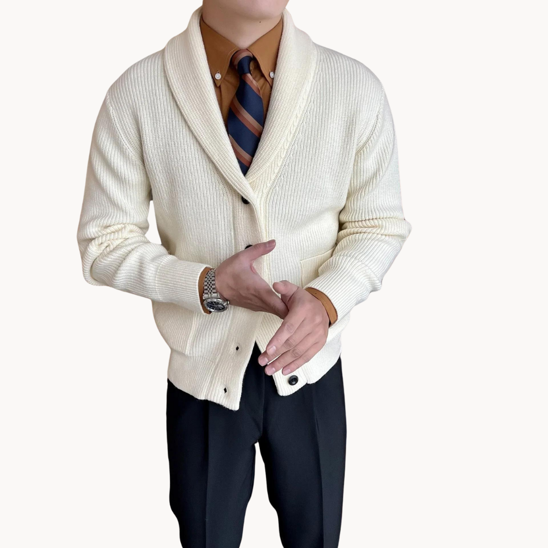 RICHARD | Glenbrook Sjal Cardigan