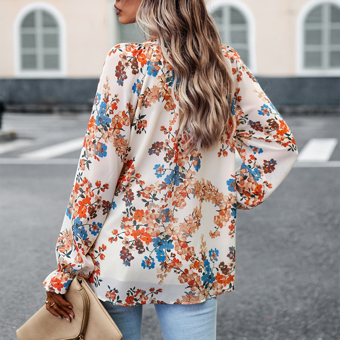 ELLIE | Blomstrete Bluse