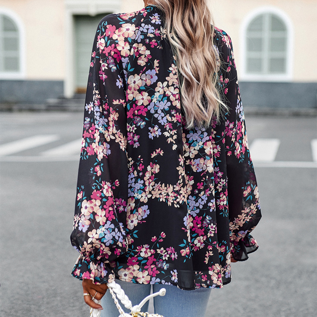 ELLIE | Blomstrete Bluse