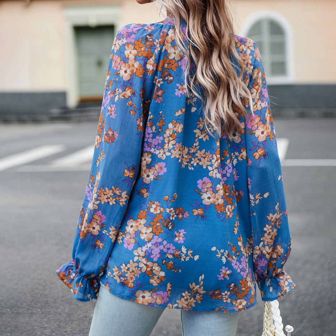 ELLIE | Blomstrete Bluse