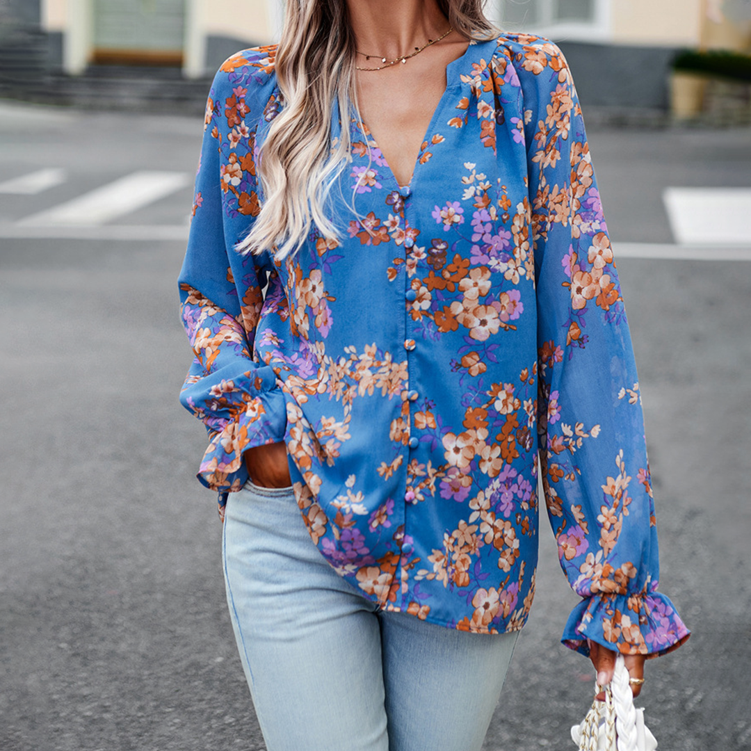 ELLIE | Blomstrete Bluse