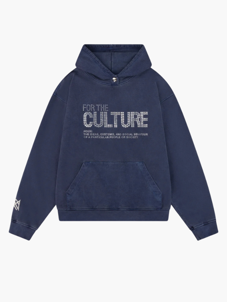 CULTURE | Mørkeblå Hoodie Streetwear Stil