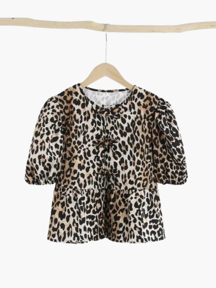 JOAN - Leopard Topp