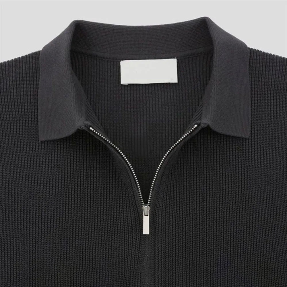 SANTIAGO | Contour Zip-Up Polo