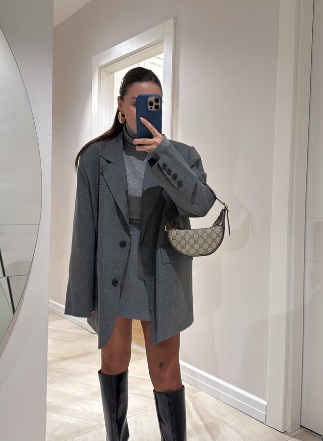 EMMA | Grå Oversized Blazer