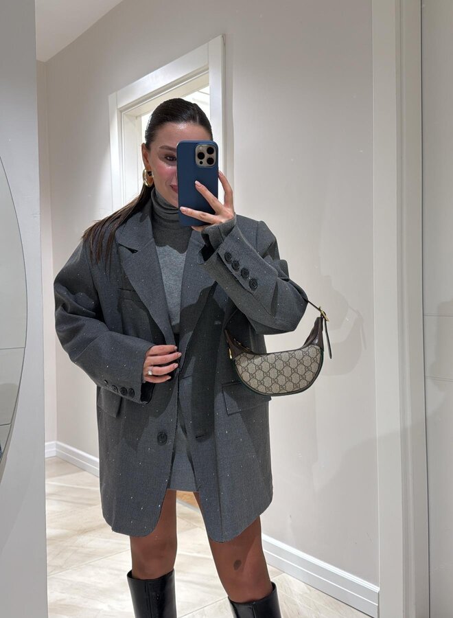 EMMA | Grå Oversized Blazer